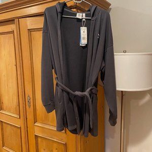 Adidas Charcoal Gray Cardigan- NWT